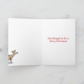 De elektrische Kerstkaart van het Parkeren van het Feestdagen Kaart (Binnen)