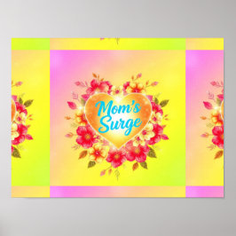 De elektrische liefdesgolf van mama poster