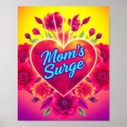 De elektrische liefdesgolf van mama poster (Voorkant)