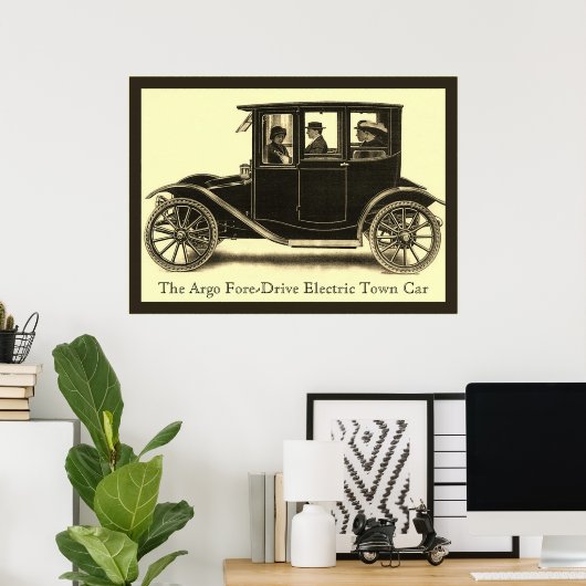 De elektrische stadskuis Argo Fore Drive ~  Poster (Thuiskantoor)