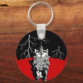 De elektrische stoel sleutelhanger (Voorkant)