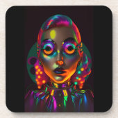 De elektrische vrouw bier onderzetter (Voorkant)