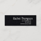 De elementaire babysitter uit de klas mini visitekaartje (Achterkant)