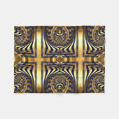 De elementaire Twirl X6SKM Fleece Baby Blanket Deken (Voorkant (Horizontaal))