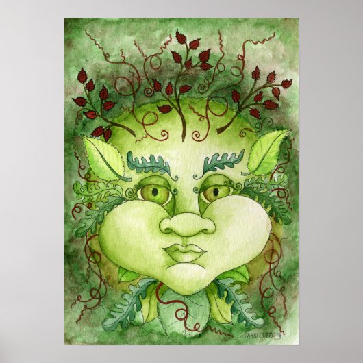 De elementen - Afdruk van de aarde Poster (Voorkant)