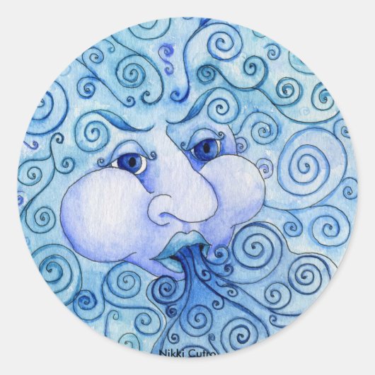 De Elementen - Air Sticker (Voorkant)