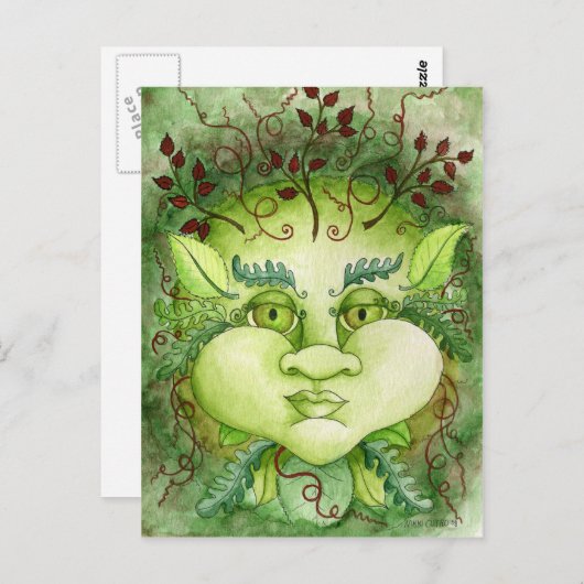 De elementen - Earth Briefkaart (Voorkant / Achterkant)