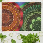De Elementen Mandala Handdoek (Gevouwen)