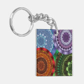 De Elementen Mandalas Acryl Sleutelhanger (Voorkant Links)