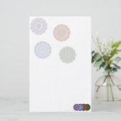 De Elementen Mandalas Briefpapier (Staand voorkant)