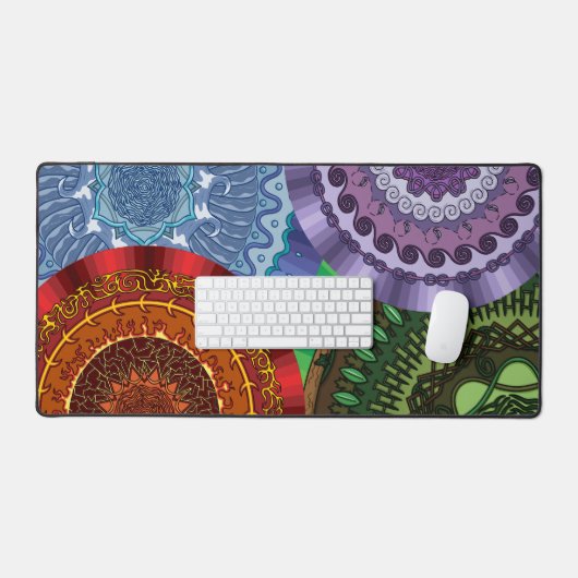 De elementen Mandalas Bureaumat (Keyboard & Muis)
