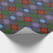 De elementen Mandalas inpakpapier (Hoek)