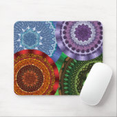 De elementen Mandalas Mousepad Muismat (Met muis)