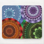 De elementen Mandalas Mousepad Muismat (Voorkant)