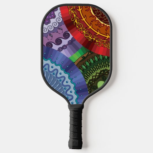 De elementen Mandalas Pickleball Paddle (Achterkant)