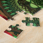 De elementen Mandalas Puzzle Legpuzzel (Zijkant)