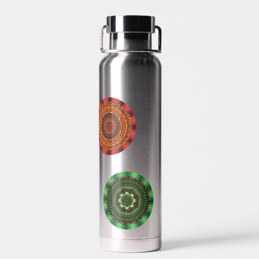 De elementen Mandalas Waterfles (Achterkant)