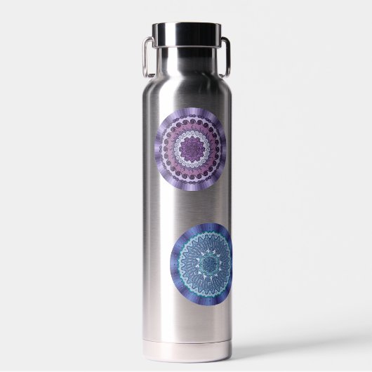 De elementen Mandalas Waterfles (Voorkant)