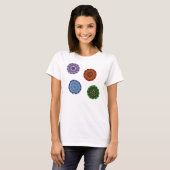 De elementen Mandalas Women's Light Shirt (Voorkant volledig)