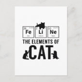 De elementen van de katten briefkaart (Voorkant)