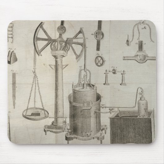 De elementen van de scheikunde" muismat (Voorkant)