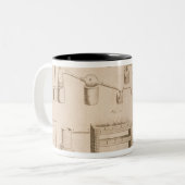 De elementen van de scheikunde" tweekleurige koffiemok (Voorkant links)