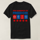 De elementen van vrijheid t-shirt (Design voorkant)