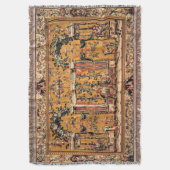 De Elephant Antiek Franse wandtapijtprint Deken (Voorkant Verticaal)