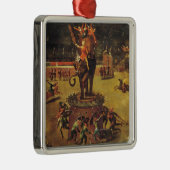 De Elephant Carousel Metalen Ornament (Rechts)