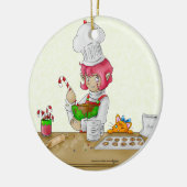 De Elf Baker Ornament (Links)