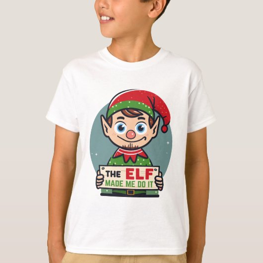 De ELF dwong me het te doen T-shirt (Voorkant)