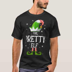 De Elf Familie die Kerst met elkaar in overeenste T-shirt