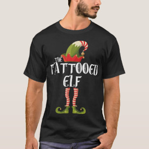 de elf - getatoeëerde elf - met kerstmis overeenko t-shirt
