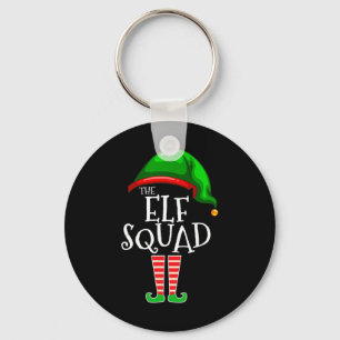 De Elf Squad Familie Matching Groep Kerstmis  Sleutelhanger
