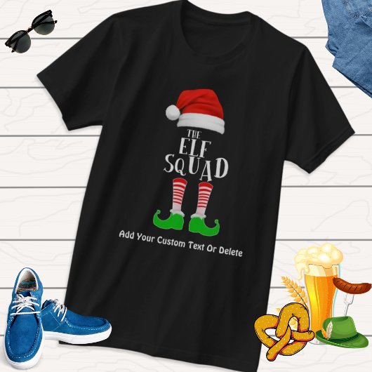 De Elf Squad Family Matching Group Kerstmis T-shirt