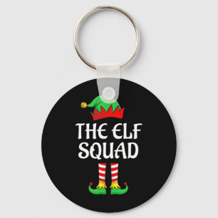 De Elf Squad Family Matching Group Kerstplezier Sleutelhanger