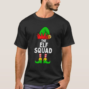 De Elf Squad Grappige Kerst Overeenkomende Familie T-shirt