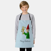 De Elf uit de Werkplaats van de Kerstman Schort (Gedragen)