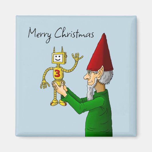 De Elf uit de Werkplaats van Sinterklaas Magneet (Voorkant)