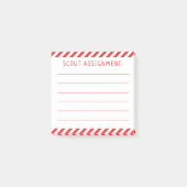 De Elf van de Kerstman Taak Post het Nota's Post-it® Notes (Voorkant)