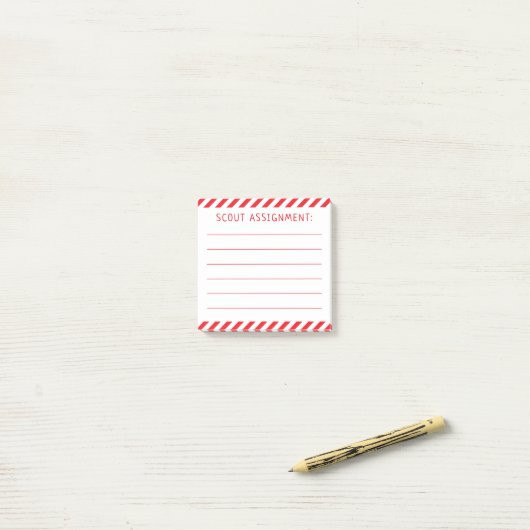 De Elf van de Kerstman Taak Post het Nota's Post-it® Notes (Op bureau)