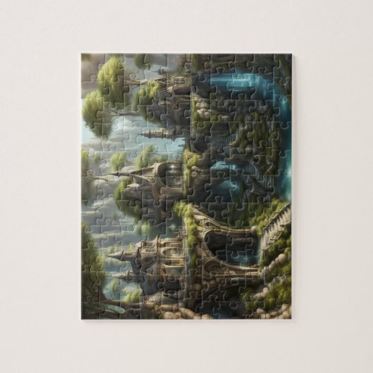 De Elf Werelden Legpuzzel (Verticaal)