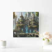 De Elf Werelden Vierkante Klok (Huis)