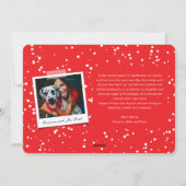 De Elfin-tijd heeft een foto gemaakt van grappighe Feestdagenkaart (Achterkant)