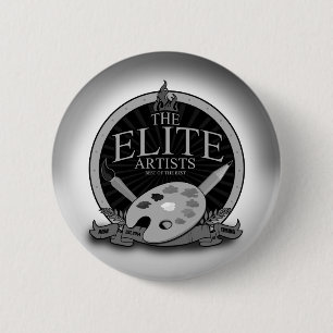 De Elite-artiesten Ronde Button 5,7 Cm