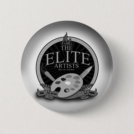 De Elite-artiesten Ronde Button 5,7 Cm (Voorkant)