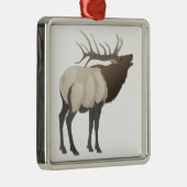 DE ELK BUGLES METALEN ORNAMENT (Rechts)