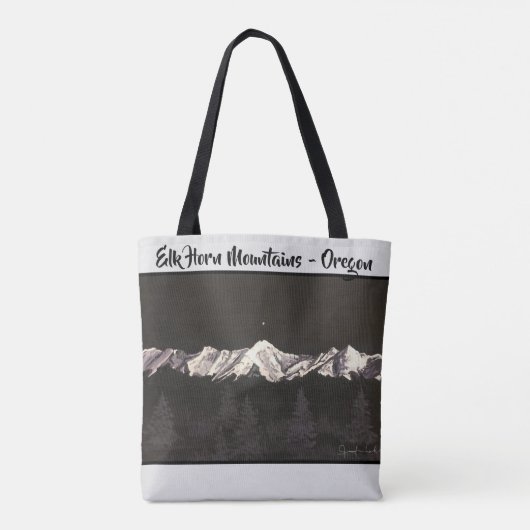 De Elk Horn Mountain Bag Tote Bag (Achterkant)