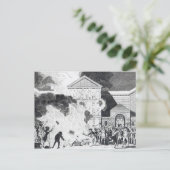 De ellende die veroorzaakt is briefkaart (Staand voorkant)