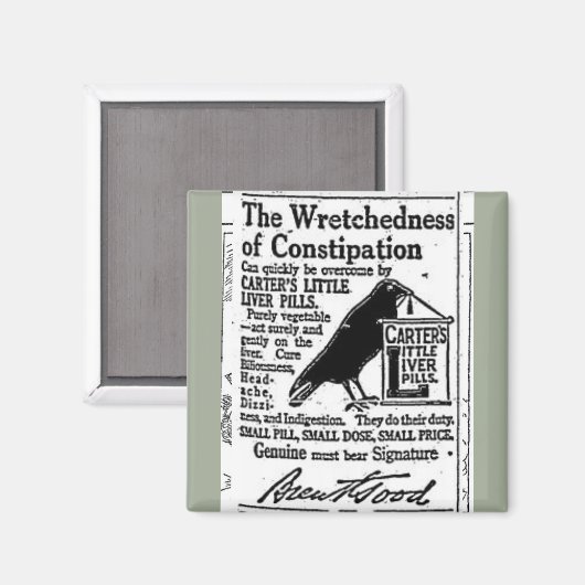 De ellendigheid van constipatie magneet (Voorkant / Achterkant)